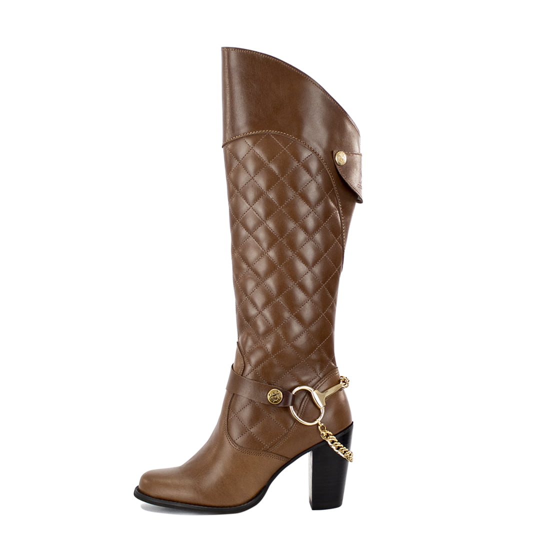 bota feminina cano longo couro